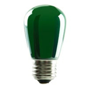 Halco S14GRN1C/LED LED S14 1.4 Watts Green Dimmable E26 ProLED 80519