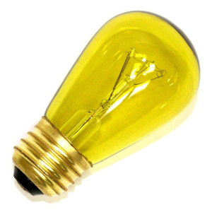 Halco S14YEL11T 11 Watts S14 Yellow Transparent 130 Volt Halco 9053