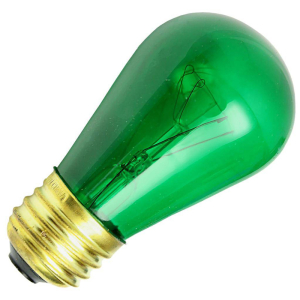 Halco S14GRN11T 11 Watts S14 Green Transparent 130 Volt Halco 9054
