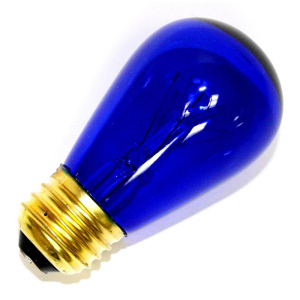 Halco S14BLU11T 11 Watts S14 Blue Transparent 130 Volt 9055