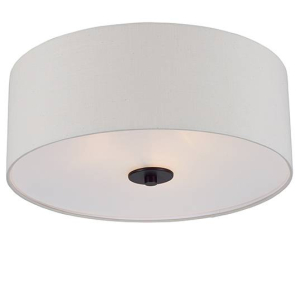 Maxim 10010OMOI Bongo 3-Light Flush Mount Oil Rubbed Bronze Finish OR Satin Nickel Finish