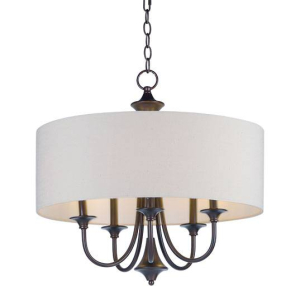 Maxim 10015OMOI Bongo 5-Light Pendant Oil Rubbed Bronze Finish OR Satin Nickel Finish