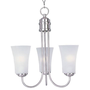 Maxim 10043FTOI Logan 3-Light Chandelier Oil Rubbed Bronze Finish OR Satin Nickel Finish