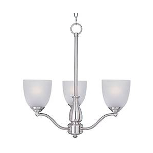 Maxim 10064FTBK Stefan 3/5-Light Chandelier Black Finish OR Oil Rubbed Bronze Finish OR Satin Nickel Finish