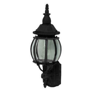 Maxim Lighting 1032BK Crown Hill 1-Light Outdoor Wall Lantern, 60watts, E26 Base, Black Finish