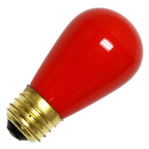 Halco S14RED11C 11 Watts S14 Red Ceramic 130 Volt 105334 