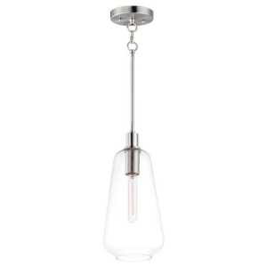 Maxim 11114CLBK Babylon 1-Light Pendant Black Finish OR Satin Brass Finish OR Satin Nickel Finish