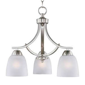 Maxim 11223FTOI Axis 3-Light Chandelier Oil Rubbed Bronze Finish OR Satin Nickel Finish