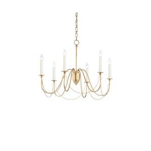 Maxim 12166CHB Plumette 6/8-Light Chandelier Chestnut Bronze Finish OR Gold Leaf Finish