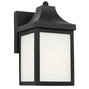 Generation Lighting GLO1001TXB Saybrook 1-Light Extra Small Lantern Textured Black 120V 75 Watts Max with Bulb Options