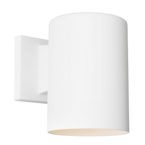 Generation Lighting SLO1141OTW Outdoor Cylinder Wall Light 120 Volt 9 Watts Max Textured White