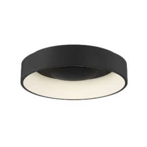 Satco 62-1454 Orbit, 30W LED Flush Mount, Black Finish