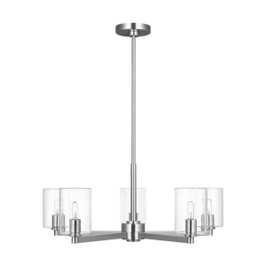 Generation Lighting 3164205C Five Light Chandelier 120 Volts 60 Watts Max with Finish Option