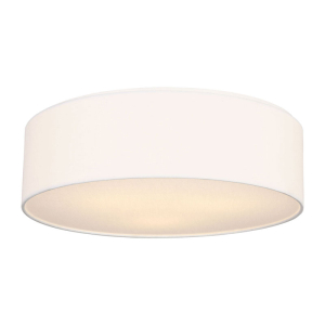 Generation Lighting GLF1013MWT Larson 2-Light Matte White Round Medium Flush Mount 120V 60 Watts Max