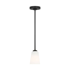 Generation Lighting GLP1031MBK Miles 1 Light 4.5