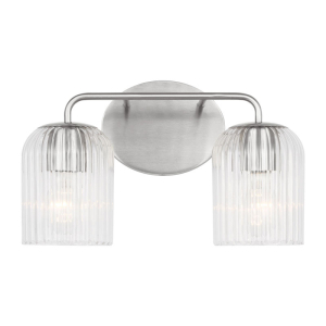 Generation Lighting GLV1132BS Eisele Contemporary Satin Brass 2-Light 14