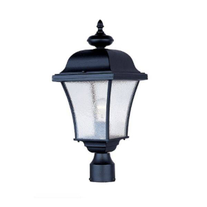 Maxim Lighting 1065BK Senator 1-Light Outdoor Pole/Post Lantern