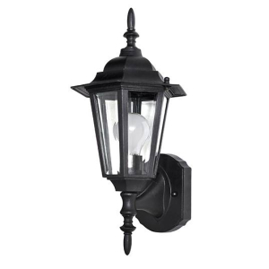 Maxim Lighting 3000CLBK Builder Cast 1-Light Outdoor Wall Mount, 60watts, E26 Base, Black Finish