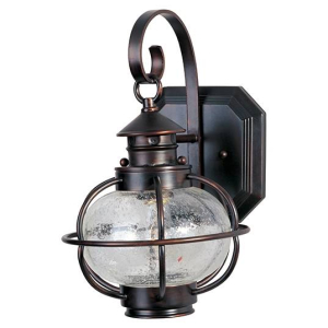 Maxim Lighting 30502CDOI Portsmouth 1-Light Outdoor Wall Lantern, 60watts, E26 Base, Bronze Finish