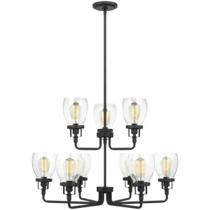 Generation Lighting 3214509 Nine Light Chandelier 32