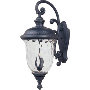 Maxim Lighting 3498WGOB Carriage House DC 3-Light Outdoor Wall Lantern, 120watts, E12 Base