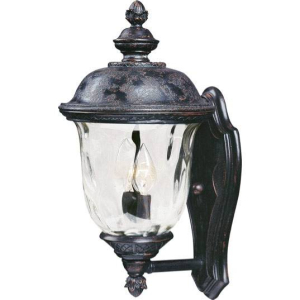 Maxim Lighting 40422WGOB Carriage House VX 2-Light Outdoor Wall Lantern, 80watts, E12 Base, Bronze Finish