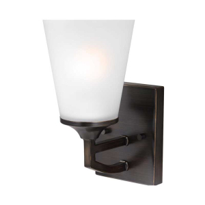 Generation Lighting 4124501 Hanford Wall Sconce 120 Volts 100 Watts Max with Finish Options