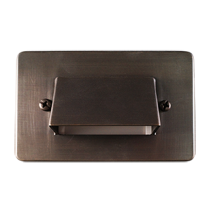 Dauer Breakers Integrated LED Step Light Fixture 12 Volt  2.7 Watt Frosted Panel