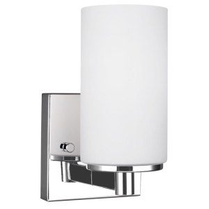 Generation Lighting 4139101 Hettinger Wall Sconce 120 Volts 100 Watts  Max with Finish Options