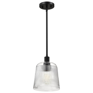 Satco/Nuvo 60-8606 Grayson Small Pendant 120 Volts 100 Watts E26 Base Matte Black Finish