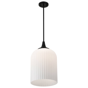 Satco/Nuvo 60-8646 Solara Pendant 120 Volts 100 Watts Matte Black Finish 