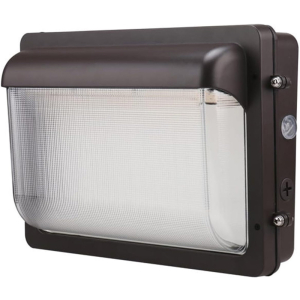 Halco LPWP-2-HLS-CS-U-BZ LoPro Wallpack 2-H High Lumen Selectable 9000-13000 Lumens 70W-80W-90-100W Color Selectable 3000K-4000K-5000K Photocell Enable-Disable 120-277VAC Bronze Finish 39862