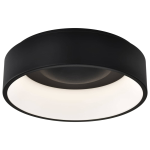 Satco/Nuvo 62-1452R1 Orbit LED 20W Flush Mount 120-277 Volts Black Finish 