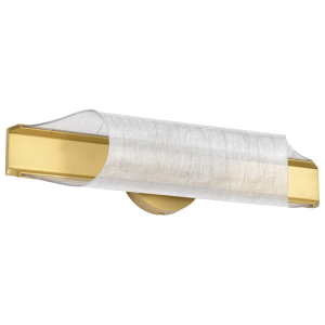 Satco/Nuvo 62-2415 Idris LED 3 Light Wall Sconce 120-277 Volts 19 Watts Vintage Brass Finish 