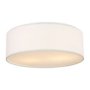 Generation Lighting GLF1023MWT Larson 2-Light Matte White Round Large Flush Mount 120V 60 Watts Max