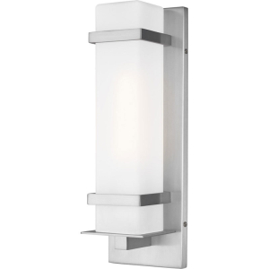 Generation Lighting 8520701 Alban 1 Light 14 Small Outdoor Wall Lantern 120 Volt 9 Watts Max Bulbs in Finish Options