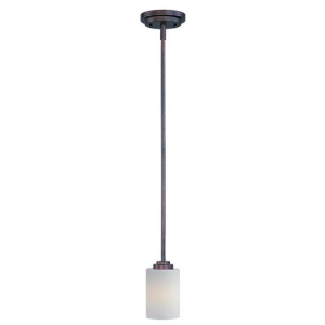 Maxim 90030SWOI Deven 1-Light 60W 120V Mini Pendant Oil Rubbed Bronze OR Satin Nickel Finish