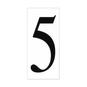 Generation Lighting 90615-68 Address Light White Plastic Number 5 Tile