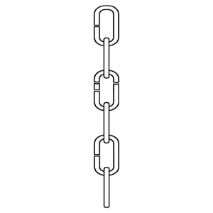 Generation Lighting 9103 Replacement Decorative Chain with Finish Options