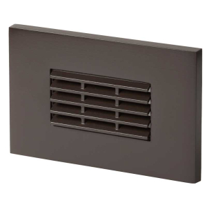 Generation Lighting 93481S LED  Louver Turtle Step Light 120 Volts 3 Watts with Finish Options