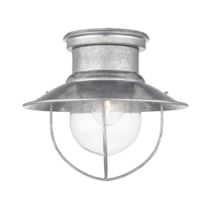 Baselite Railroad Series 12 Decorative Flush Mount Fixture with Custom Finish Options BF12