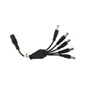 DiodeLED DI-07 DC Splitter Plugs, Splitter, Color, and Bulk Order Selectable Black