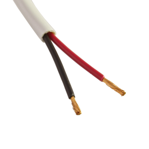 DiodeLED DI-082 In-Wall Rated Two Conductor Wire, 12–24 Volt, White, Length and Gauge Selectable