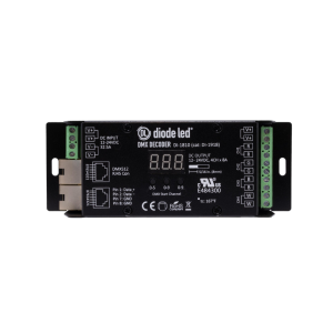 DiodeLED DI-1810 DMX512 4 Channel Decoder with Digital Display for RGB and RGBW LED Lighting Control