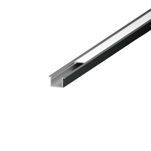 DiodeLED DI-CPCHB-SLR SLIM Recessed Channel Bundle with Frosted Cover and End Caps