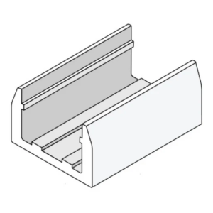 DiodeLED DI-LIN-TE-MTCL-2 LINAIRE Flex Top Bend Mounting Clips 2-Pack White