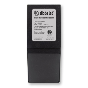 DiodeLED DI-MLV Magnetic Low Voltage Dimmable Driver Voltage Options Wattage Selectable