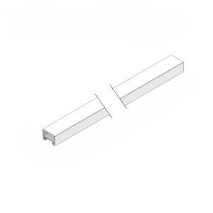 DiodeLED DI-OBD-MTCH-CL-39 OBD Flex Optics Mounting Channel with Clear Lens, 39-Inch, Aluminum Finish