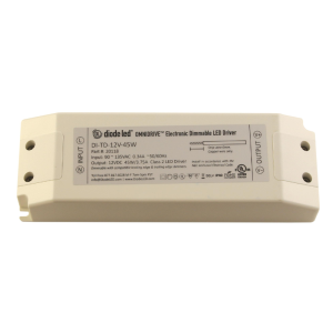 DiodeLED DI-TD-12V-45W Omnidrive Electronic Dimmable Driver Voltage Selectable