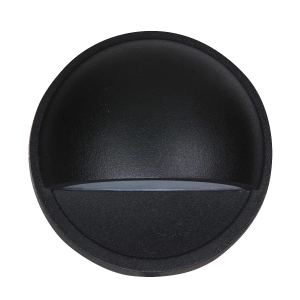 Sollos DPL033-TB LED Round Deck Post Light Architectural Aluminum Textured Black G4 Base 12 Volt 940002